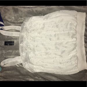 White embroidered blouse